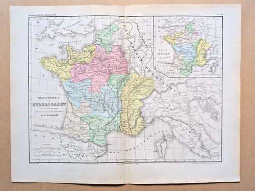1852 antica mappa - 1852, in