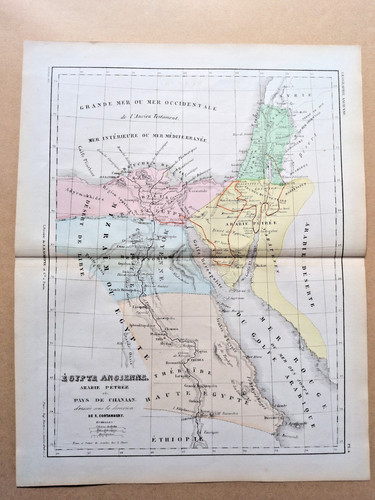 Antica mappa lingua - antica,