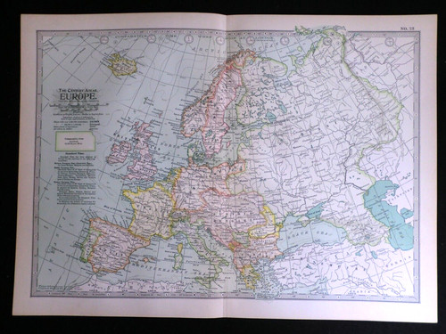 Europa edoardiana mappa - europa, edoardiana,