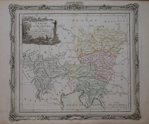 Antico originale una - originale, mappa