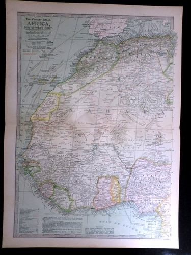 Mappa edoardiana dell'Africa