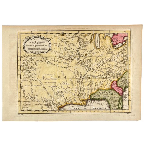 1757 bellin mappa rame - 1757, in