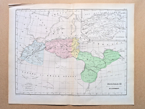 Antica mappa lingua - antica,
