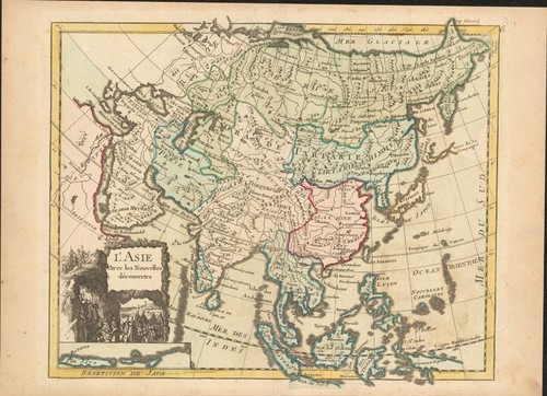 1767 asia mappa - mappa, antica