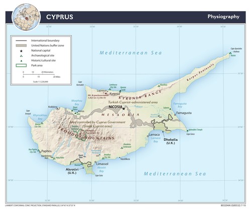 Cipro geografia fisica - geografia,