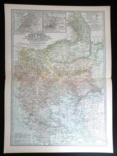 Mappa edoardiana turchia - edoardiana, di
