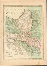 1767 Ducato di Guelders mappa
