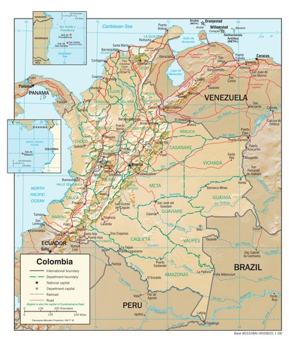 Colombia geografia fisica - colombia,