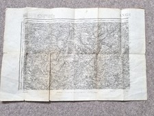 Antica mappa di Angers Francia