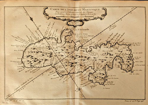 1758 bellin mappa della - mappa,