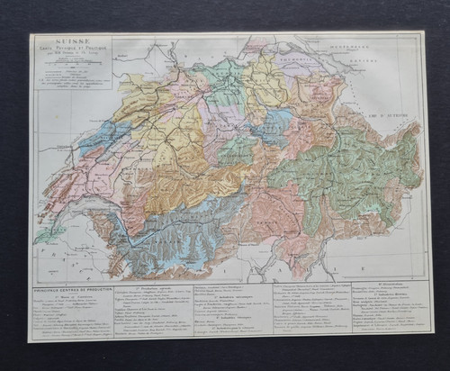 Antica mappa del 1882 - ,