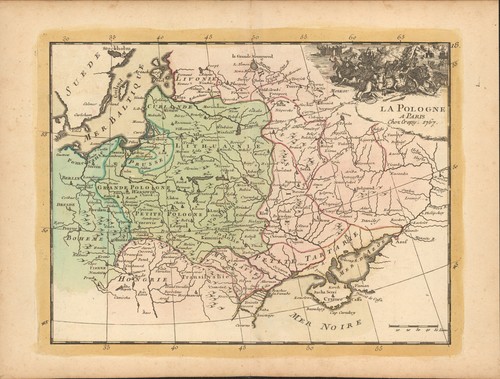 1767 kingdome polonia mappa - kingdome,
