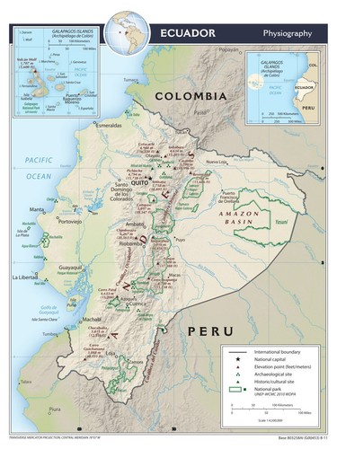 Ecuador geografia fisica - ecuador,