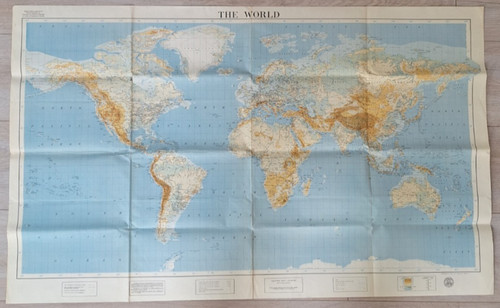 Mappa del mondo american - del,