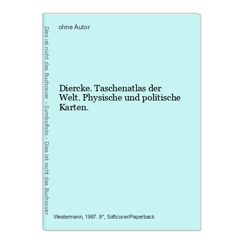 Diercke taschenatlas der - taschenatlas,