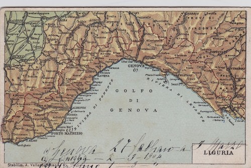 Genova cartina fisica della - #genova:,
