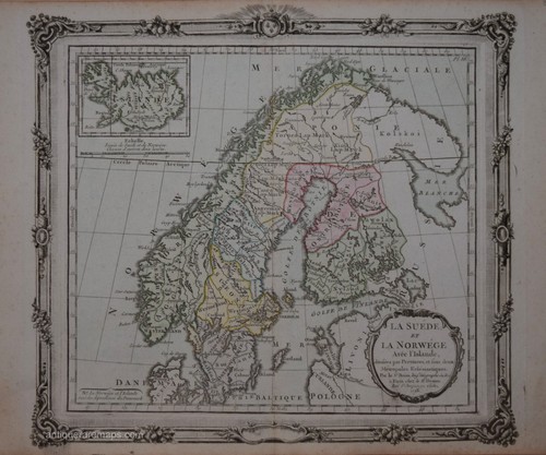 Originale antico mappa - -,