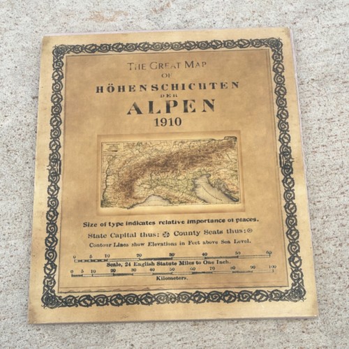 Grande mappa degli alti - degli, schti