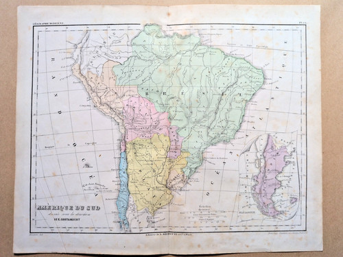 Antica mappa lingua - mappa, in